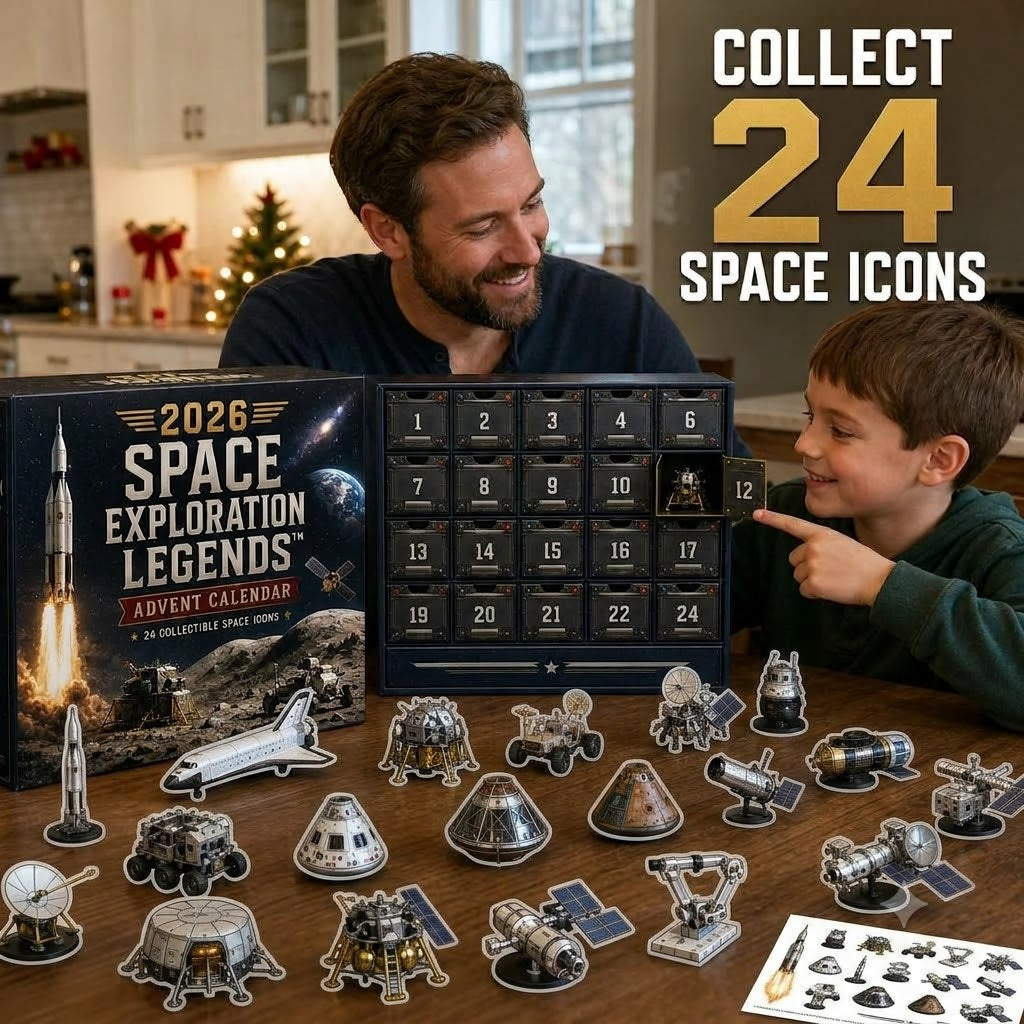 2026 Space Exploration Legends Advent Calendar - 24 Days of Space Missions, 24 Collectible Surprises