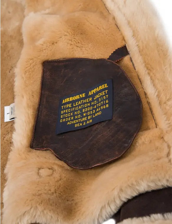 JACKET PILOT FROM SHEEPSKIN WOMEN'S HOOD NANCY LOVE ART.905