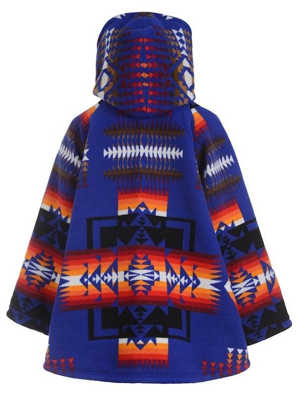Casual Daily West Cowboy Tribal Geometric Coats Outwear