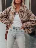 Casual Tribal Printed Turn-down Collar Jackets Coats Outwear